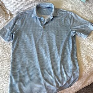 NWOT Men's Johnnie-O Blue Polo Shirt